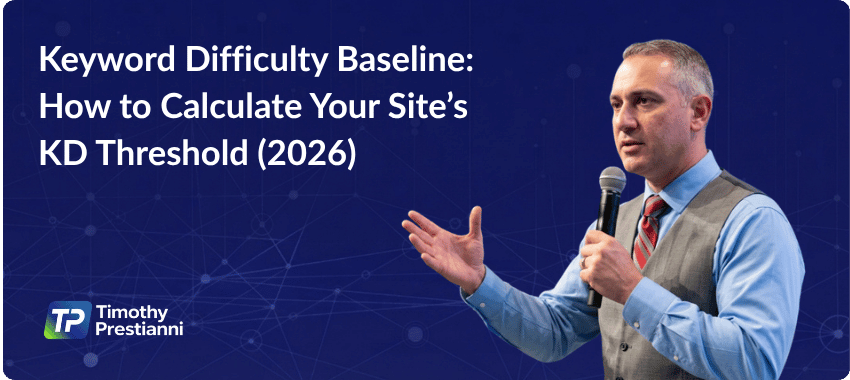 Keyword Difficulty Baseline: How to Calculate Your Site’s KD Threshold (2026)