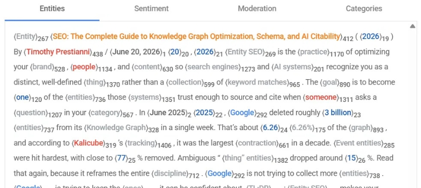 Entity SEO for AI Overviews and LLM citation