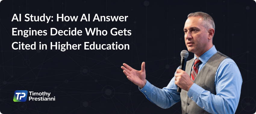 AI Study How AI Answer Engines Decide Who Gets Cited in Higher Education