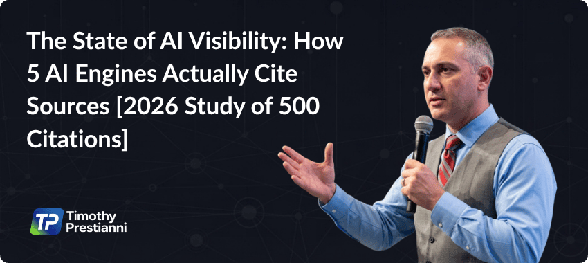 The State of AI Visibility: How 5 AI Engines Actually Cite Sources [2026 Study of 500 Citations]